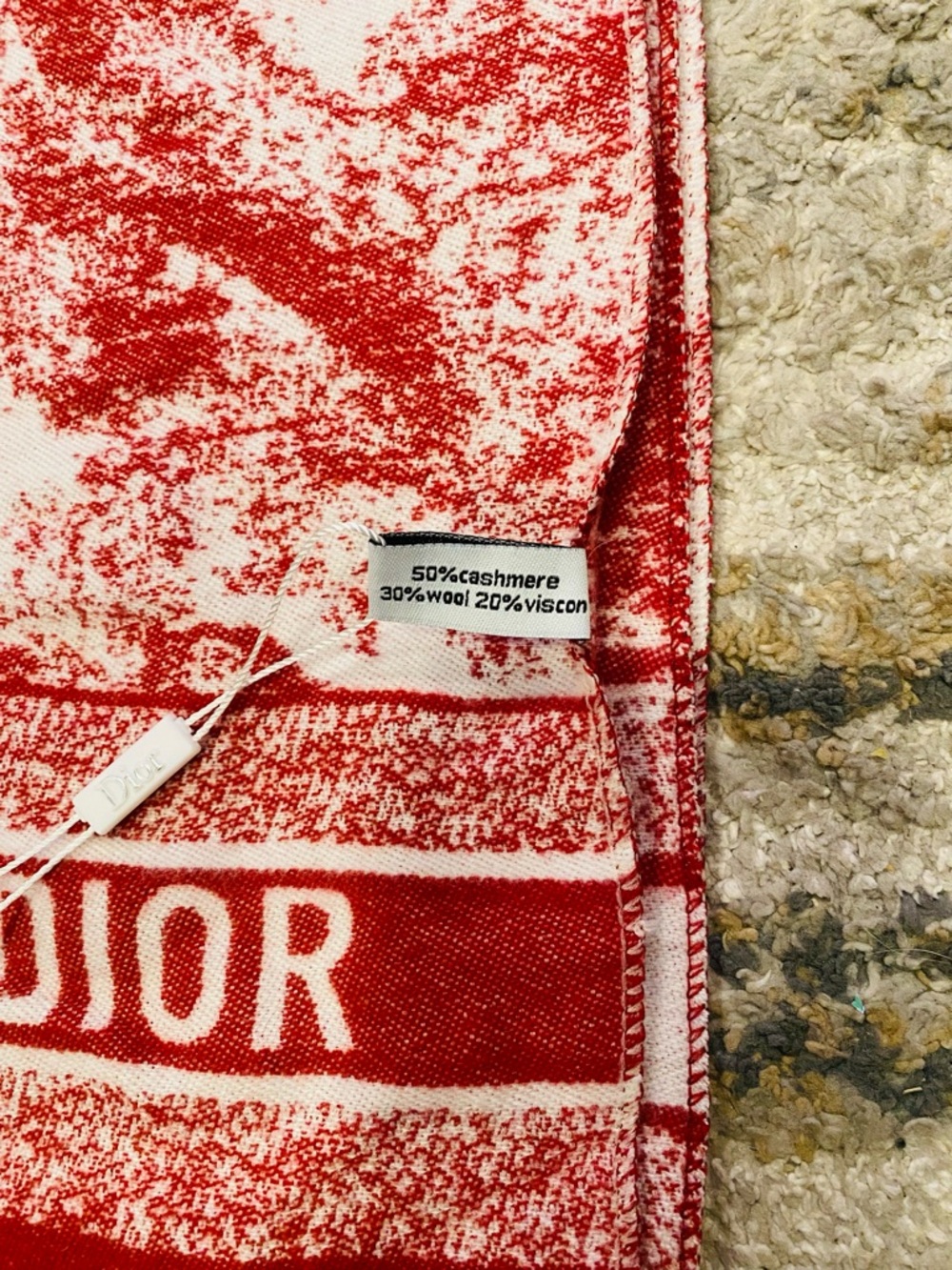Dior Toile De Jouy Sauvage Scarf - Picture 5 of 8